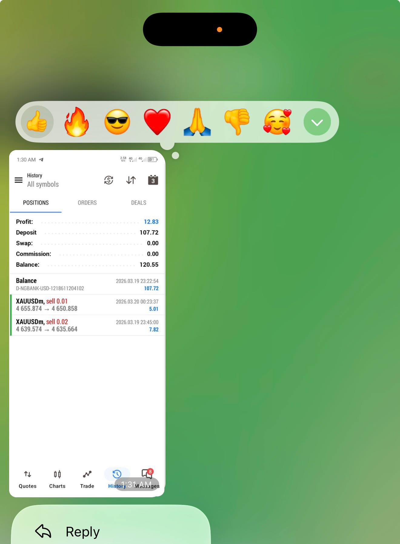 +$12.83